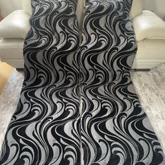 Lined handmade curtains - three sets