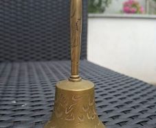 Vintage engraved Brass Bell