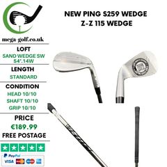 New Ping S259 Wedge Sw 54 Degree.14W / Z-Z 115 Wedge