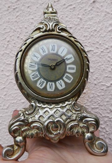 Vintage West German Splendex Working Mantel Clock