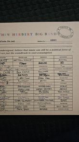 The Matthew Herbert Big Band. There's Me And There's You