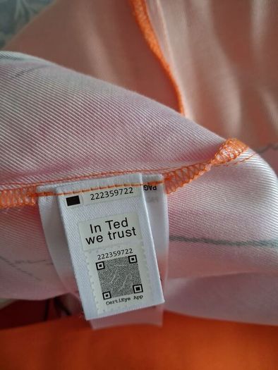 Ted Baker Bethhie Skirt - Orange - Size 3 UK 12 - BNWT RRP 155