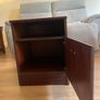 Vintage wooden bedside cabinets Image 2