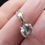 Vintage 925 Sterling Silver Designers Pendant Necklace Image 4
