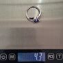 925 vintage sterling silver and CZ ring Image 8