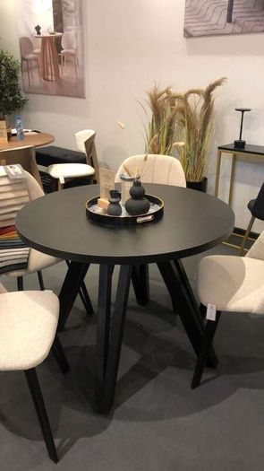 Marco Modern Extendable Round Dining Table 100-140