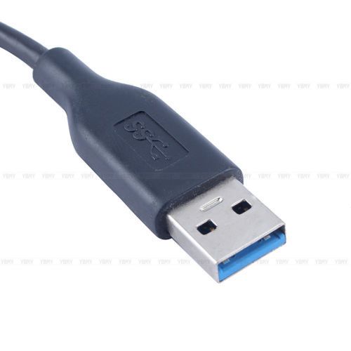 40cm Super USB 3.0 Micro Lead USB3 Std Type A to Micro B Cable Male Black SS