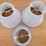 3 small clip on lamp shades Image 3