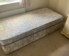 Single bed & mattress