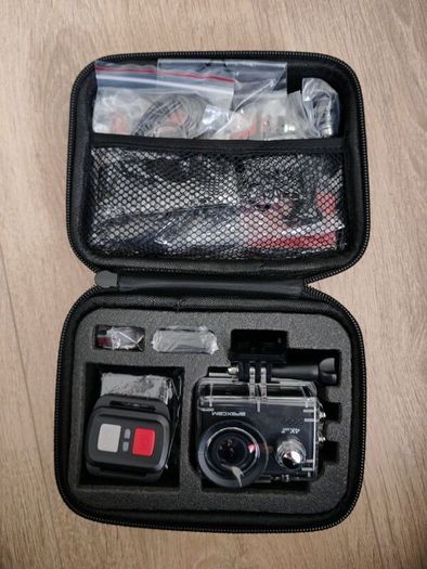 Apexcam M80 Air 4K Action Camera, WiFi, Waterproof 40m