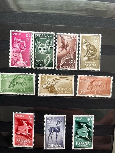 SPAIN Colonies album with stamps