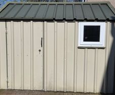 Steel shed 3m x 2m