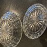 vintage  mid 20th century glass starburst dishes price for both Image 6