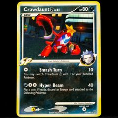 Crawdaunt [G] Lv.61 23/147 Non Holo Rare Platinum Supreme Victors Pokemon Card 2009