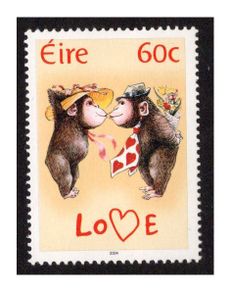 2004 Ireland Greetings Animals Commemorative Stamp Mint Never Hinged (MNH)