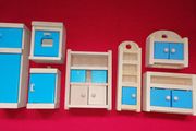 New Wooden Doll's House Furniture (7 Pieces)