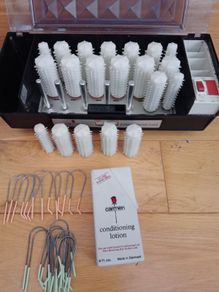 Vintage Carmen Heated Rollers / Hair Stiling Conditioning Curl/1970s