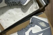 Nike Jordan 1 mid stealths shoes