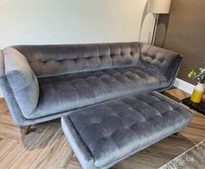 3 seater velvet sofa
