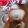Converse red all star hi trainers 7UK Image 4