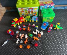 Duplo mix set( train, airplane, Spider-Man, boat, animals and more)