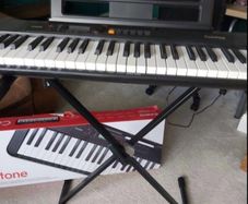 Keyboard, Stand, Adapter