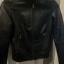 Women's fitted leather Jacket (faux) Image 2