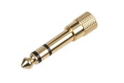 Gold 3.5mm to 6.35mm Stereo Jack