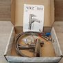 Roca Foldable Kitchen Sink Mixer Chrome Spout Image 5