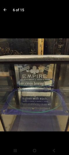 Antique Shop Display Cabinet