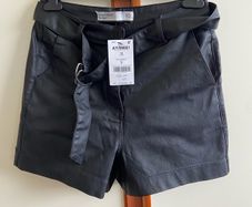 Next Black high waist shorts, size UK10