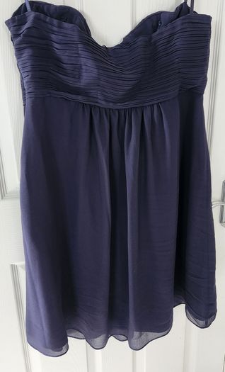 Debut Strapless Empire Waist Dress / Debut Dress - Purple - UK 20 / EU 48 / US 16