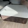 Large Sofa and Footstool Image 4