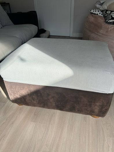 Large Sofa and Footstool