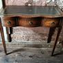 A Shereton serpentine Writing Desk Image 3