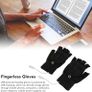 USB Heated Gloves Warm Winter Fingerless Knitted Gloves Image 5
