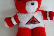 vintage man United teddy and cap and armbands from early 80,s