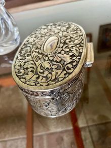 VGC Silver Plated Jewellery Box Mid 20th Century