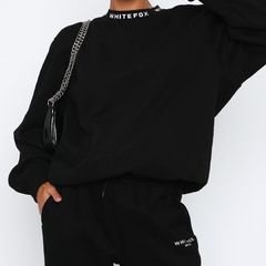 White fox oversized jumper