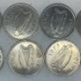Ireland 1 pound coin lot x8 full date run all beautiful high grade coins Image 3