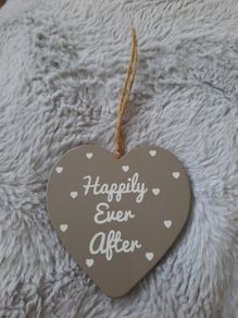 wooden heart decor