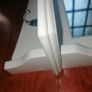 Beautiful wooden framed hall mirror, with coat & hat hooks. Image 2