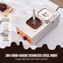 Chocolate Tempering Machine Chocolate Melting Pot 4.1 kg 2 Tanks Image 6