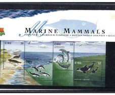 1997 Ireland Marine Mammals Commemorative Stamps Miniature Sheet Stamp Presentation Pack