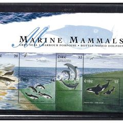 1997 Ireland Marine Mammals Commemorative Stamps Miniature Sheet Stamp Presentation Pack