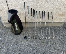 Full Golf Club Set + Bag | Titleist Irons | TaylorMade Driver | Golf Pride Grips