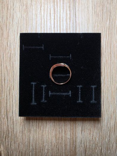 14K Solid Gold Ring, 585 Hallmarked, Cubic Zirconia, Size O, 3.46g