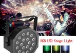 18LED Par Lights Band Music Club Bar Home Stage RGB Lighting Effect Uplighting PAR DMX-512 DJ Disco Bar Party