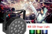 18LED Par Lights Band Music Club Bar Home Stage RGB Lighting Effect Uplighting PAR DMX-512 DJ Disco Bar Party