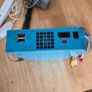 Nintendo Wi console in blue. Image 5